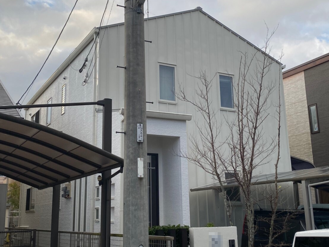 1/29完成です。筑紫野市岡田・O様邸　外壁塗装工事