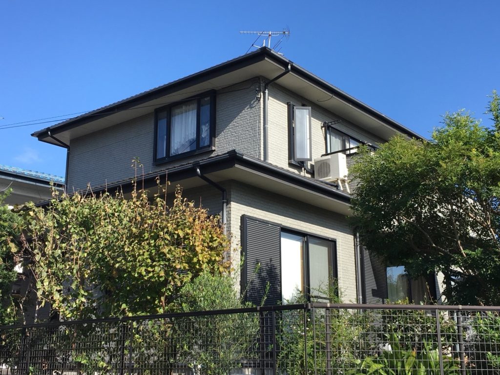 12/22　完成です。福岡市東区高美台　Ｎ様邸　外壁屋根塗装工事