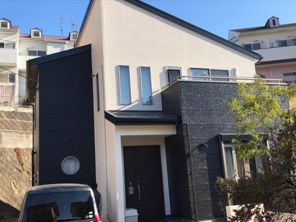 12/5完成です。福岡市東区多々良・Ｓ様邸　外壁塗装・屋根塗装工事