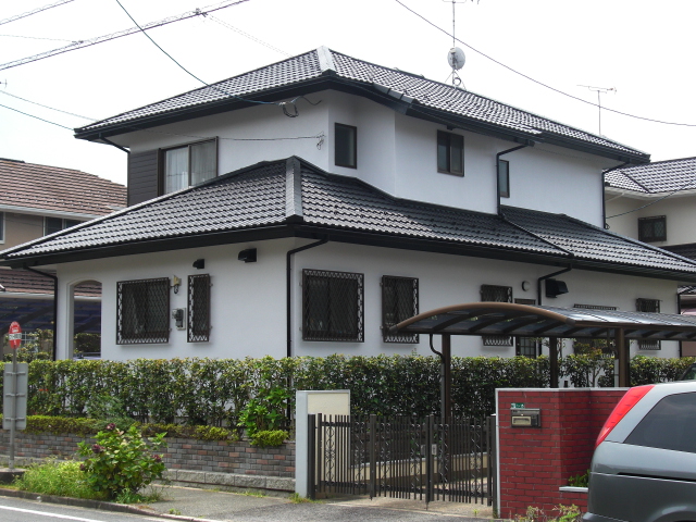 2/24完成です。筑紫野市・T様邸　外壁塗装・屋根塗装工事