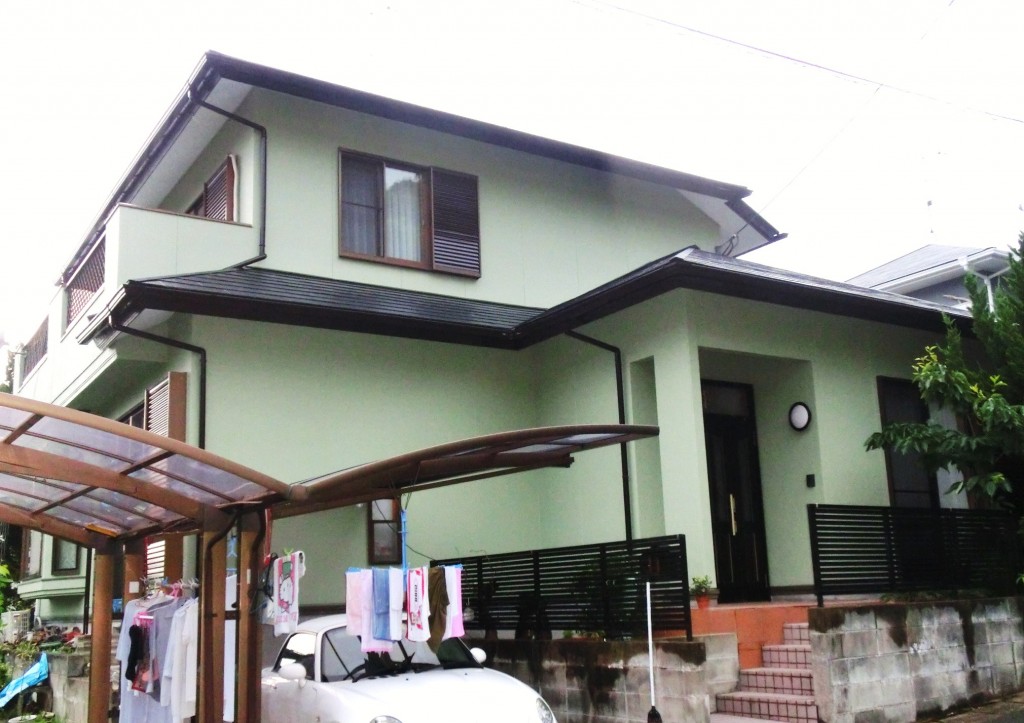 6月24日完成です。筑紫野市吉木・T様邸　外壁塗装・屋根塗装工事
