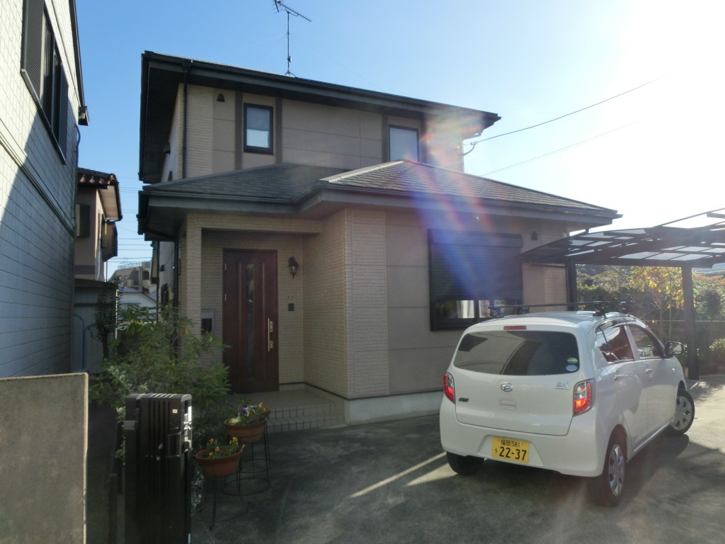 10/27完成です。筑紫野市永岡・M様邸　外壁塗装・屋根塗装工事