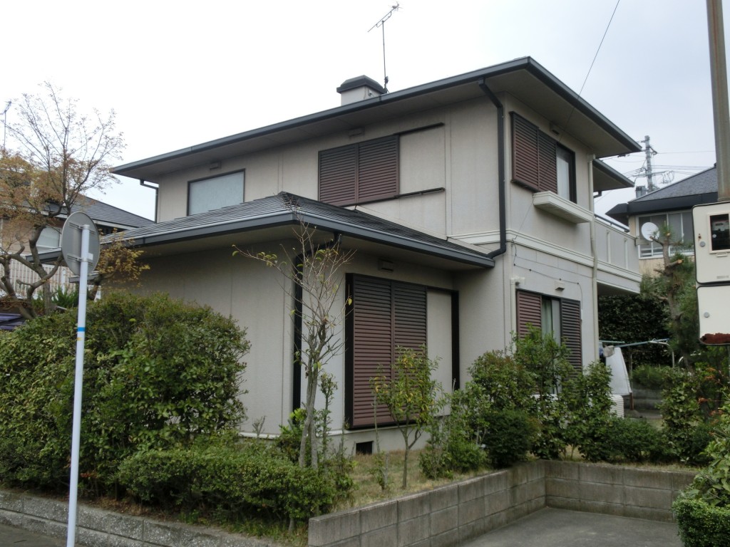 4/26完成です。宇美町四王子坂・K様邸　外壁塗装・屋根塗装工事