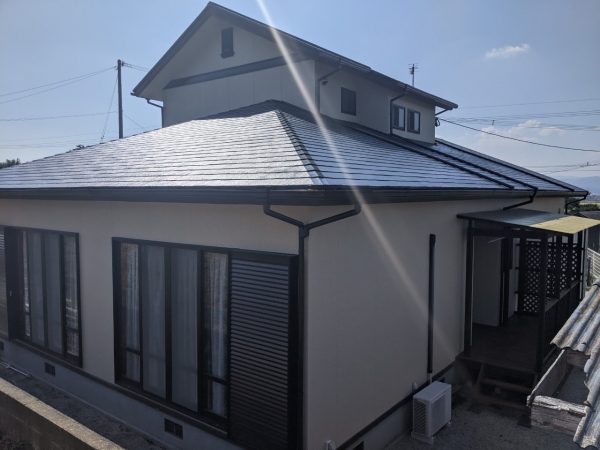 筑前町三並・Ｔ様邸　外壁塗装・屋根塗装工事　10/2完成です。