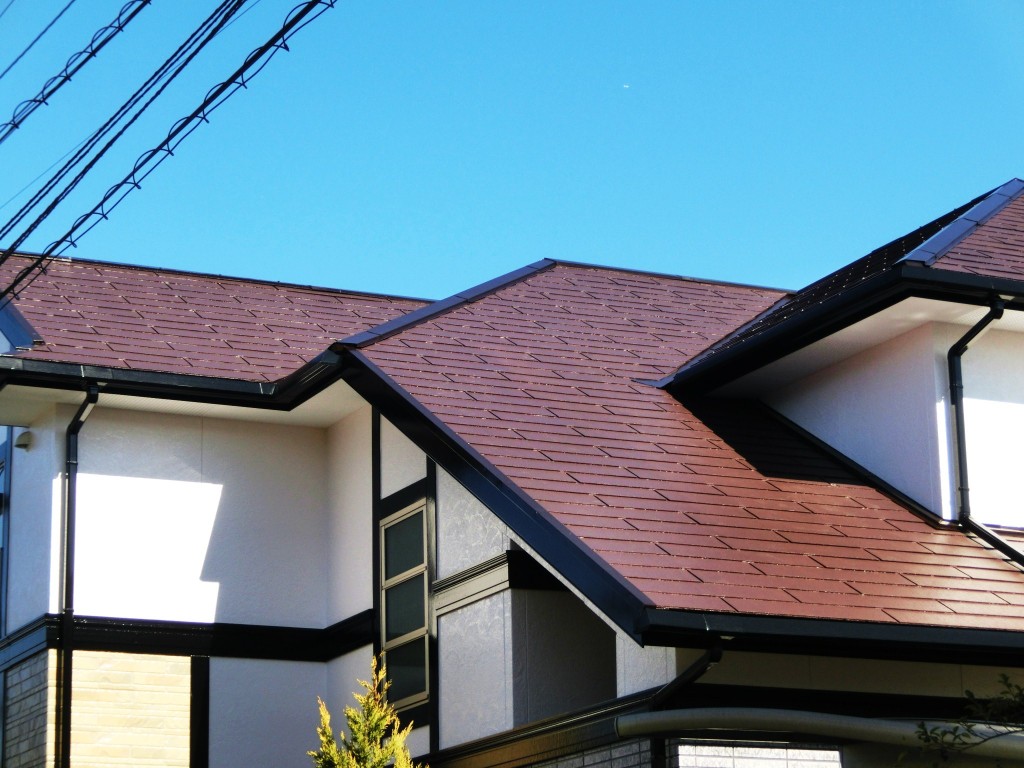 1月28日完了です。筑紫野市杉塚・Y様邸　外壁塗装・屋根塗装工事