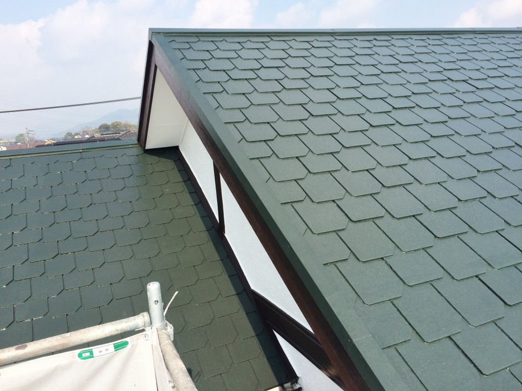 2月7日完了です。筑紫野市光が丘・S様邸　外壁塗装・屋根塗装工事