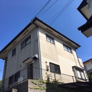 8月20日完成です。福岡市西区上山門・Y様邸　外壁塗装・屋根塗装工事