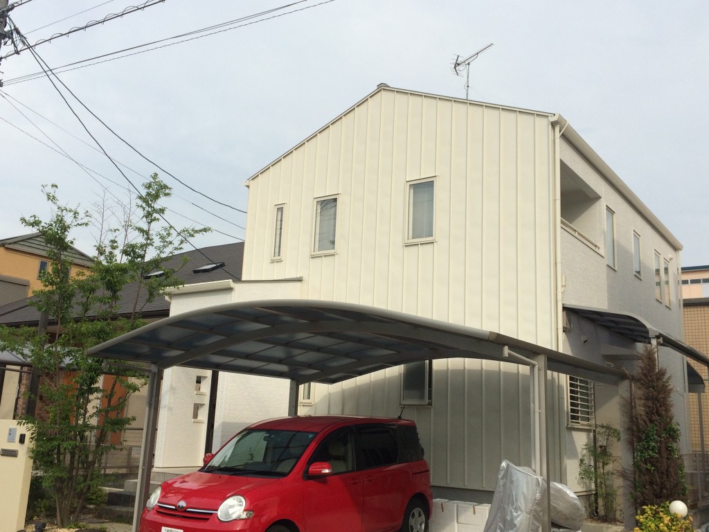 5月23日完成です。筑紫野市岡田・O様邸　外壁塗装工事