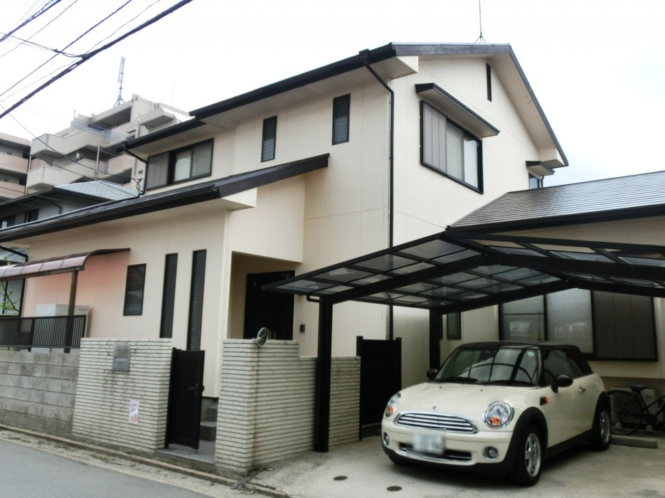 4/11完成です。久留米市合川町・U様邸　屋根塗装工事