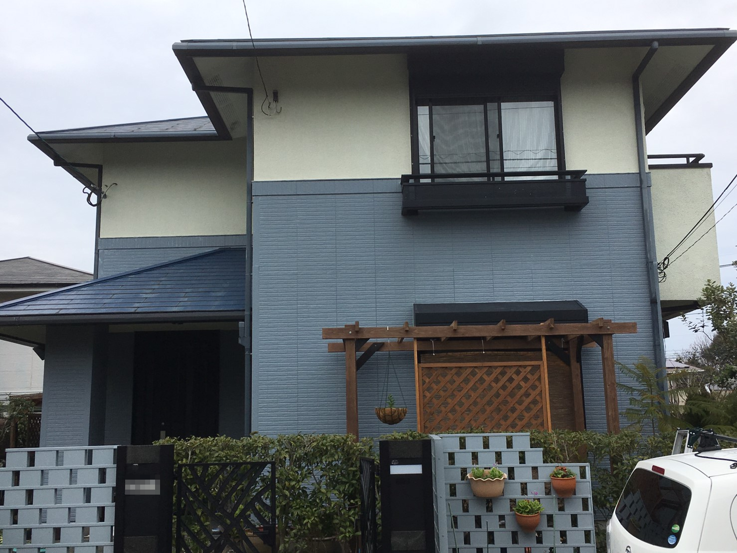 4/14完成です。筑紫野市美しが丘南・K様邸　外壁塗装・屋根塗装工事