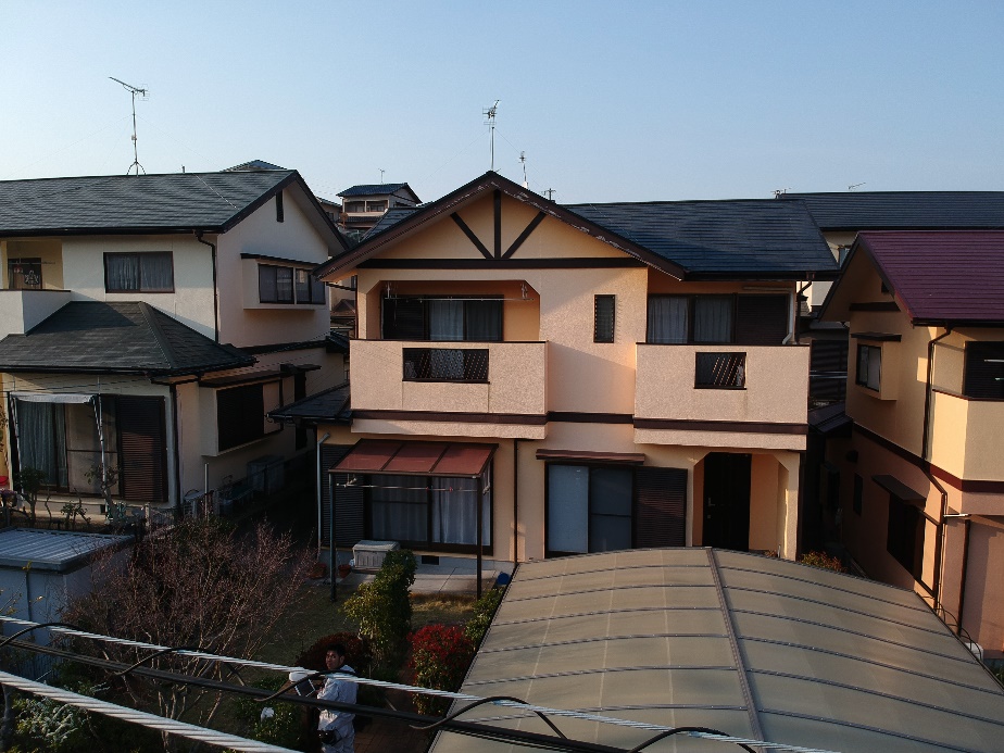 5/14完成です。那珂川市恵子・S様邸　外壁塗装・屋根塗装工事
