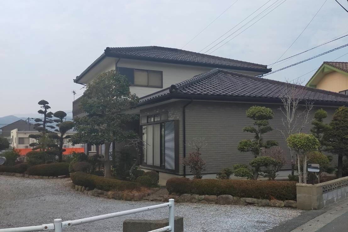 1/26完成です。佐賀県三養基郡基山町・K様邸　外壁塗装・屋根塗装工事