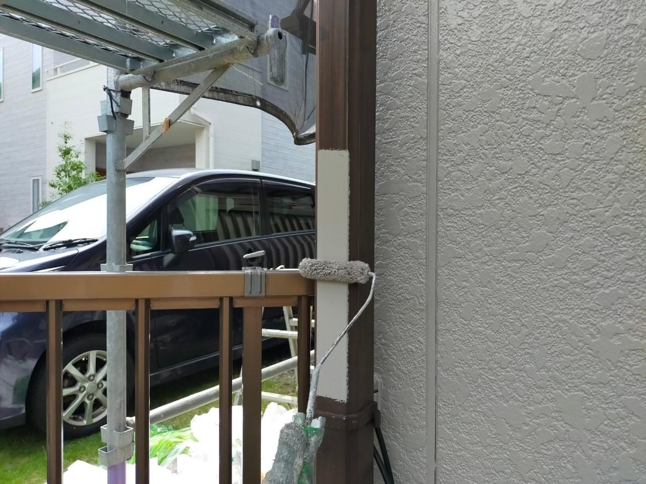 福岡県福岡市東区名島・S様邸　外壁塗装・屋根塗装工事　6/1着工です。