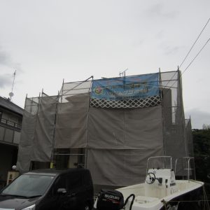 福岡県太宰府市石坂・I様邸　外壁塗装・屋根塗装工事　8/8着工です。