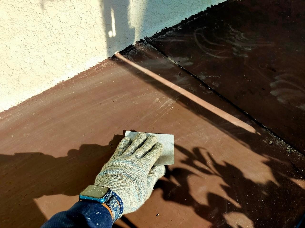 福岡県糟屋郡須恵町・K様邸　外壁塗装工事　10/18着工です。【ホームページより】