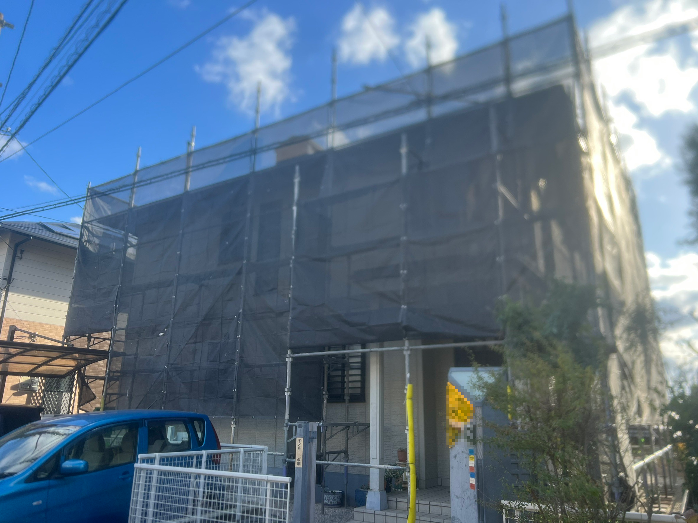 福岡県小郡市希みが丘・K様邸　外壁塗装・屋根塗装工事　12/1着工です。【ホームページより】
