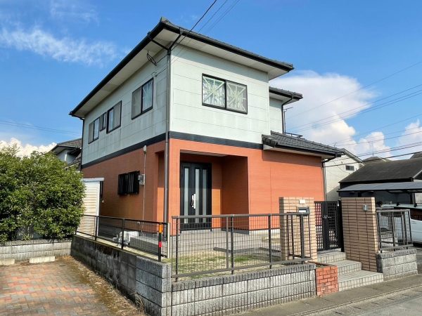 福岡県朝倉郡筑前町山隈のU様邸でエシカルプロクールFを使用した外壁塗装を行いました。11/2完成です。【HPより】