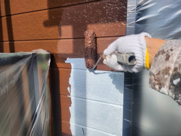 福岡県筑紫野市天拝坂のN様邸でエシカルプロクールFを使用した屋根・外壁塗装工事を行っています。11/14着工です。【OB様より】