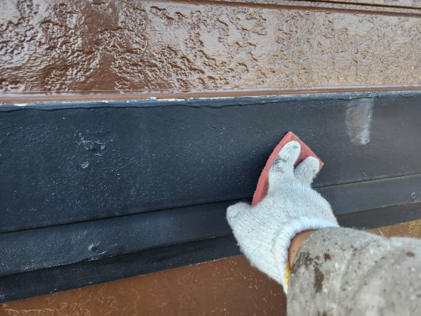 福岡県筑紫野市天拝坂のN様邸でエシカルプロクールFを使用した屋根・外壁塗装工事を行っています。11/14着工です。【OB様より】