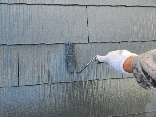 福岡県筑紫野市天拝坂のN様邸でエシカルプロクールFを使用した屋根・外壁塗装工事を行っています。11/14着工です。【OB様より】