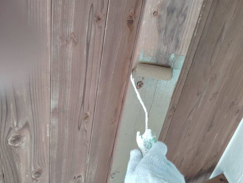 福岡県福岡市東区松崎のI様邸でチョーキングやひび割れ、シーリング劣化が見られる外壁の塗装工事を行いました。2025年8月2日完成です。【HPより】