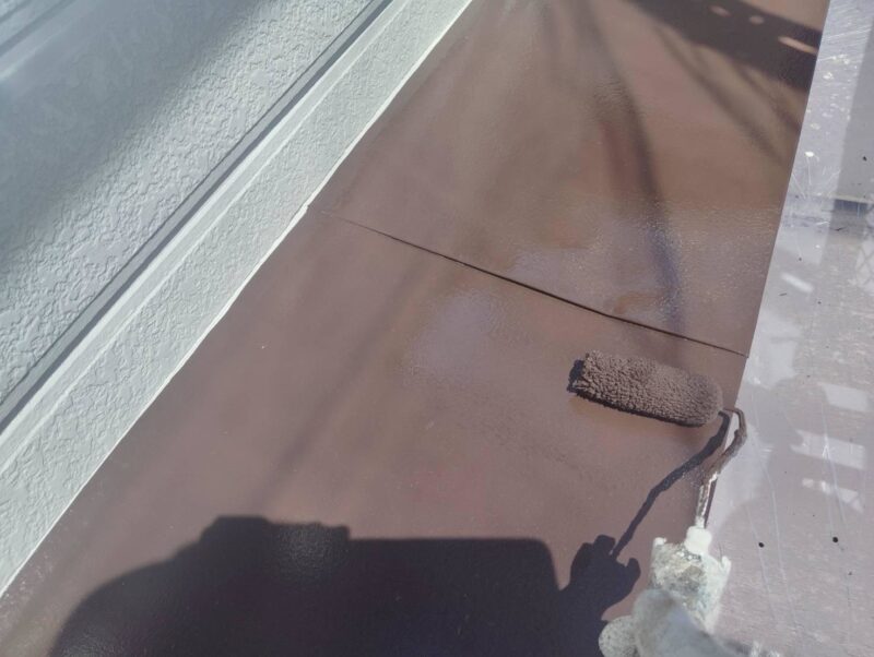 福岡県福岡市東区三苫のS様邸で外壁の劣化や軒天の傷みを直す外壁塗装と軒天張り替え波板張り替え工事を行いました。2025年9月18日完成です。【チラシより】