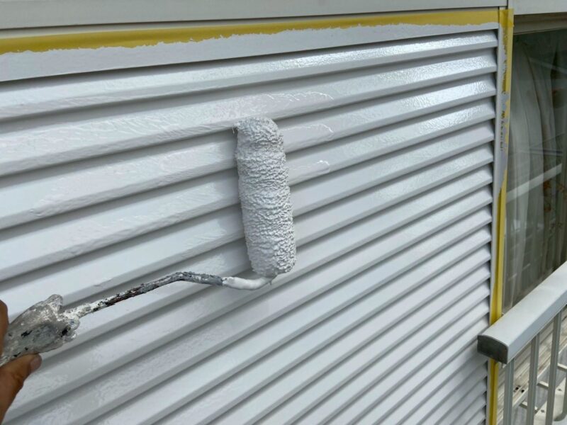 福岡県福岡市東区三苫のS様邸で外壁の劣化や軒天の傷みを直す外壁塗装と軒天張り替え波板張り替え工事を行いました。2025年9月18日完成です。【チラシより】