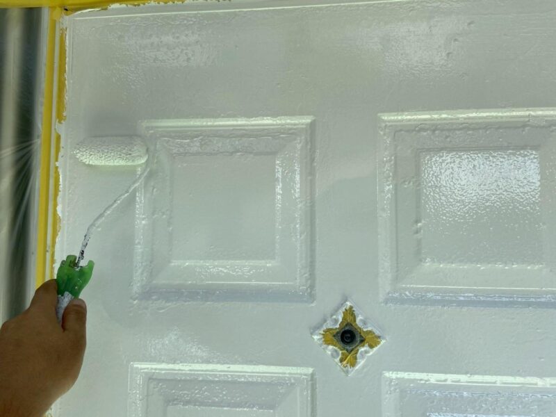 福岡県福岡市東区三苫のS様邸で外壁の劣化や軒天の傷みを直す外壁塗装と軒天張り替え波板張り替え工事を行いました。2025年9月18日完成です。【チラシより】