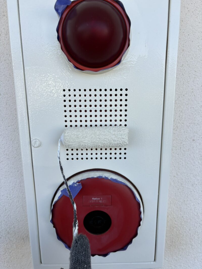 Iビル様 鉄部塗装工事（太宰府市通古賀）