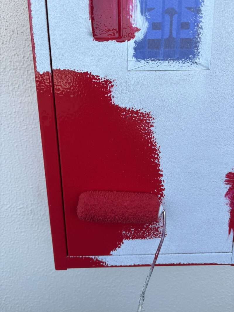 Iビル様 鉄部塗装工事（太宰府市通古賀）