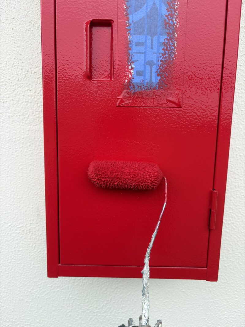 Iビル様 鉄部塗装工事（太宰府市通古賀）