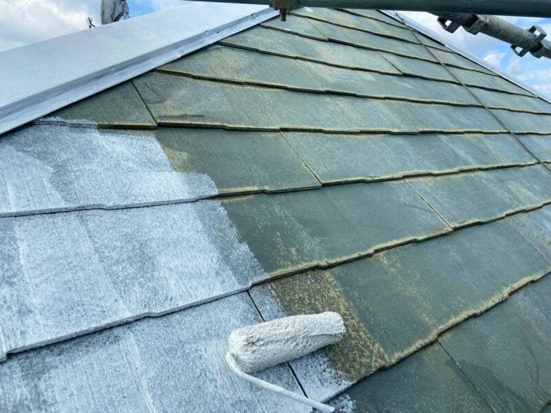 福岡県古賀市天神のO様邸で雨漏りの原因を改善し屋根を守る陸屋根カバー工法と一部塗装工事を行いました。2025年11月1日完成です。【HPより】