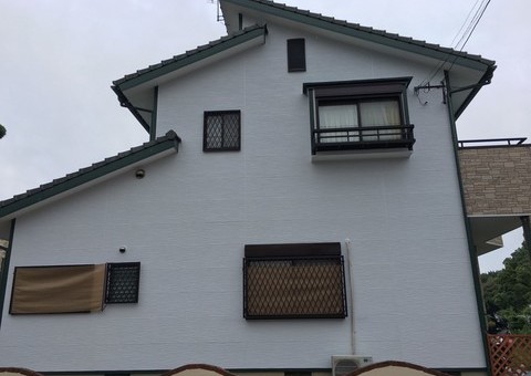 6/28完成です。筑紫野市原田・M様邸　外壁塗装工事