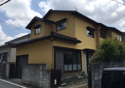 ６月６日完成です。春日市昇町・S様邸　外壁塗装工事