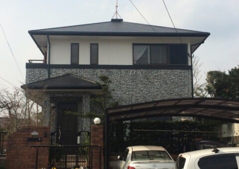 福岡県太宰府市長浦台のM様邸で外壁の色あせと目地の劣化を整え落ち着いた外観を長く守る塗装工事を行いました。2月2日完成です。【HPより】