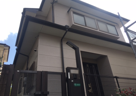 10/15完成です。筑紫野市針摺東・T様邸　外壁塗装・屋根塗装工事