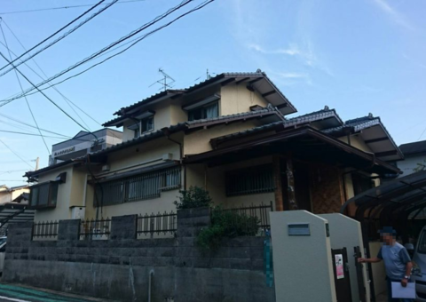 福岡県福岡市東区若宮・T様邸　外壁塗装工事　9/26完成です。
