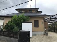 5/17完成です。福岡市東区青葉・N様邸　外壁塗装・屋根塗装工事