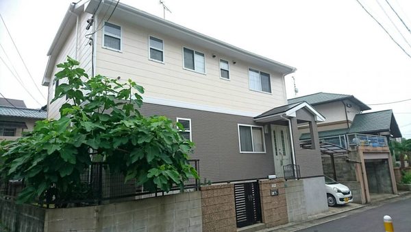 6/30完成です。福岡市東区若宮・T様邸　外壁塗装・屋根塗装工事