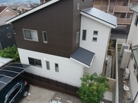 9/20完成です。太宰府市向佐野・Ｓ様邸　屋根外壁塗装工事