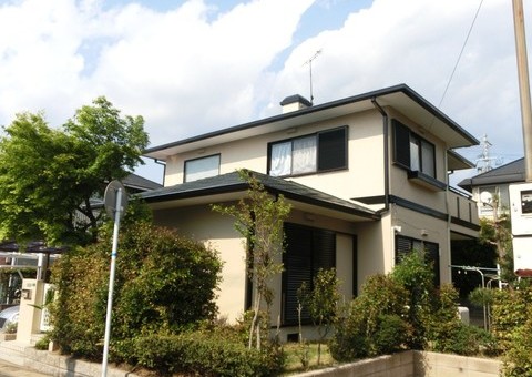 福岡県糟屋郡宇美町四王寺坂・K様邸　外壁塗装・屋根塗装工事　4/26完成です。【ホームページより】