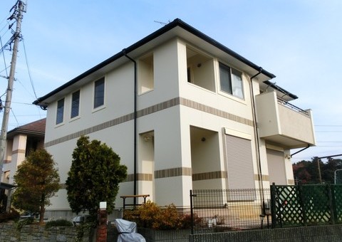 福岡県小郡市美鈴が丘・O様邸　外壁塗装工事　12月27日完成です。【ホームページより】