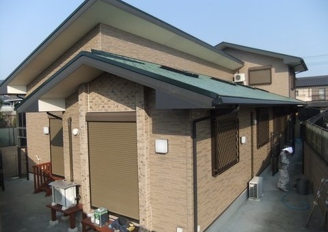 福岡県筑紫野市美しが丘・T様邸　外壁塗装・屋根塗装工事　１月29日完成です。