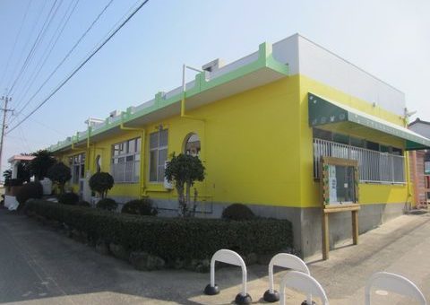 2/22完成です。久留米市田主丸菅原・菅原保育所様　外壁塗装工事