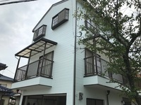 9/8完成です。福岡市東区和白・K様邸　外壁塗装・屋根塗装工事