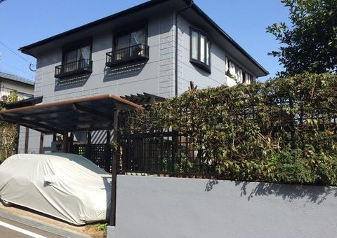 2/20完成です。筑紫野市原・S様邸　外壁塗装・屋根塗装工事