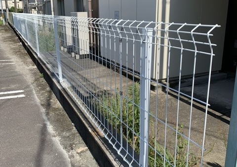 佐賀県鳥栖市・鳥栖P　フェンス工事　6/6完成です。