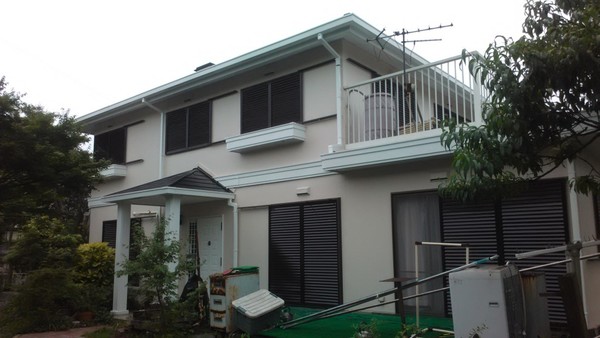 7月8日完成です。飯塚市大分・K様邸　外壁塗装・屋根塗装工事