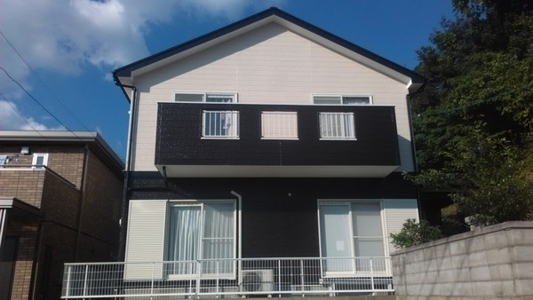 9月21日完成です。筑紫野市筑紫・T様邸　外壁塗装工事・屋根塗装工事