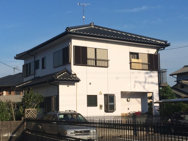 7月31日完成です。筑紫野市二日市・K様邸　外壁塗装・屋根塗装工事